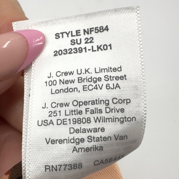 Madewell Second Wave One Piece Swimsuit Large Painted Seashells Boho Tie Front - Picture 8 of 12